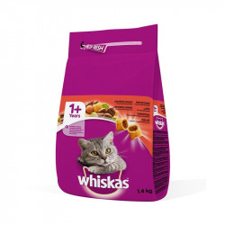 állateledel száraz Whiskas macskáknak marhahússal 1,4kg
